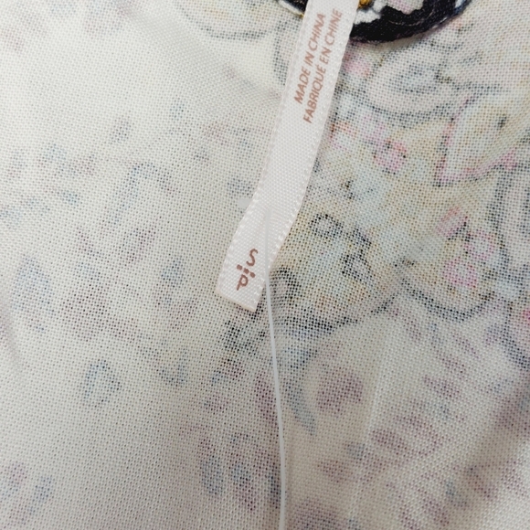 New Free People Forget me not short sleeve oversized kimono  P5477 - Picture 8 of 12